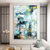 abordables Pinturas abstractas-Pintura al óleo pintada a colgar Pintada a mano Vertical Abstracto Paisaje Contemporáneo Moderno Sin marco interior  (sin marco)