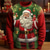 cheap Men&#039;s Christmas T shirt-Sweater Mens Graphic Shirt Tee Santa Claus Fashion Designer Casual 3D Print Sports Outdoor Holiday Going Red Long Ugly Cotton