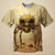 Χαμηλού Κόστους Ανδρικό Γραφικό T-shirt-Γραφική Αράχνες Καθημερινά Υψηλής Ποιότητας Ρετρό / Βίντατζ Ανδρικά 3D εκτύπωση Μπλουζάκι Υπαίθρια Αθλήματα Αργίες Εξόδου Halloween Κοντομάνικη μπλούζα Σκούρο καφέ Κίτρινο Ανοικτό Καφέ Κοντομάνικο