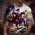 Χαμηλού Κόστους Ανδρικό Γραφικό T-shirt-Γραφική Άγιος Βασίλης Μοντέρνα Υψηλής Ποιότητας Καθημερινό Ανδρικά 3D εκτύπωση Μπλουζάκι Υπαίθρια Αθλήματα Αργίες Εξόδου Χριστούγεννα Κοντομάνικη μπλούζα Μπορντώ Θαλασσί Καφέ Μακρυμάνικο
