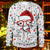 cheap Ugly Christmas Sweater &amp; T-Shirts-Christmas Santa Claus Cosplay Costume Hoodie Pullover 3D Print Pattern Graphic For Couple&#039;s Men&#039;s Women&#039;s Adults&#039; Christmas Masquerade 3D Print Casual Daily