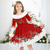cheap 3D Flower Dress-Girls&#039; 3D Floral Dress Long Sleeve 3D Print Fall Winter Sports &amp; Outdoor Daily Holiday Cute Casual Beautiful Kids 3-12 Years Casual Dress Swing Dress A Line Dress Above Knee Polyester Regular Fit