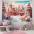 economico arazzo paesaggistico-casa di candyland arazzo appeso arte murale grande arazzo decorazione murale fotografia sfondo coperta tenda casa camera da letto soggiorno