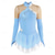 cheap Figure Skating Dresses-Figure Skating Dress Women&#039;s Girls&#039; Ice Skating Dress Blue Stretchy Training Competition Skating Wear Thermal Warm Crystal / Rhinestone Long Sleeve Ice Skating Figure Skating