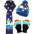 cheap Santa Hat &amp; Accessories-2023 New Jacquard LED Glow Christmas Hat Scarf Set Autumn and Winter Festival Pattern Multi color Jacquard