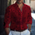 رخيصةأون قمصان رجالية مطبوعة-الشمس عتيق رجالي قميص مناسب للبس اليومي مناسب للخارج عطلة نهاية الاسبوع خريف &amp; شتاء طوي كم طويل أسود, عنابي S, M, L 4-طريقة سترتش النسيج قميص