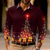 tanie męska świąteczna koszulka polo-Choinka Męskie Codzienny 3D Nadruk polo golfowe Na zewnątrz Codzienne Streetwear Poliester Długi rękaw Wieczorne Koszulki polo Wino Niebieski Jesień i zima S M L Średnio elastyczny Polo z klapami