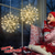 tanie Baterie i lampki wewnętrzne USB-Ozdoba Świetlna Sople Śniegu na Okno 36 LED Timer 8 Trybów Wodoodporna Zasilana Baterią Ozdoba Światła Zewnętrzne Wewnątrz Veranda Ściana Drzwi Święta