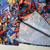 tanie Męskie koszule z nadrukiem-Kolorowy blok Artystyczny Abstrakcja Męskie Koszula Na zewnątrz Ulica Codzienne Jesień i zima Wieczorne Długi rękaw Niebieski S M L Koszula