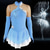 cheap Figure Skating Dresses-Figure Skating Dress Women&#039;s Girls&#039; Ice Skating Dress Blue Stretchy Training Competition Skating Wear Thermal Warm Crystal / Rhinestone Long Sleeve Ice Skating Figure Skating