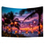 abordables Tapisserie de Plage Océanique-éclairage de plage tapisserie suspendue art mural grande tapisserie décor mural photographie toile de fond couverture rideau maison chambre salon décoration