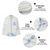 economico Modello di piante-Per uomo Floreale Stampe Grafiche Camicia Manica Corta Sport Moda Streetwear Quotidiano All'aperto Weekend Estate Primavera Collo ripiegato Stampato Blu Giallo Rosso Verde Azzurro