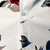 abordables Camisas estampadas para hombre-Floral Casual Hombre Camisa Exterior Calle Casual Diario Otoño invierno Cuello Vuelto Manga Larga Blanco Azul S M L Camisa