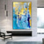 abordables Pinturas abstractas-Pintura al óleo pintada a colgar Pintada a mano Vertical Abstracto Paisaje Contemporáneo Moderno Sin marco interior  (sin marco)