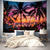 abordables Tapisserie de Plage Océanique-éclairage de plage tapisserie suspendue art mural grande tapisserie décor mural photographie toile de fond couverture rideau maison chambre salon décoration