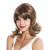 economico Parrucche storiche-Parrucca da donna corta con punte ondulate retro anni &#039;50 &#039;60 marrone parrucche di Halloween