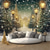 cheap Landscape Tapestry-Tree Golden Street Hanging Tapestry Wall Art Large Tapestry Mural Decor Photograph Backdrop Blanket Curtain Home Bedroom Living Room Decoration