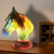 cheap Decorative Lights-Resin Desk Lamp Animal Series Simulated Stained Glasss Decor Table Lamp Vintage Stained Bedside Lamp 15cm/5.9inch