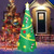 cheap Christmas Lights-8FT Inflatable Christmas Tree Yard Decoration with LED Lights Outdoor Indoor Blow-Up Xmas Decor for Patio Lawn