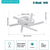 economico Lampade da soffitto-plafoniera a led con 4 teste Plafoniera a 6 teste che può emettere luce nella parte inferiore adatta per camere da letto ristoranti sale studio camere per gli ospiti e sale di ricevimento ac220v ac110
