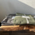 billige hjem-grønt linteppe med frynser til sofa/seng/sofa/gave, naturlig vasket lin ensfarget myk pustende koselig gårdshus boho hjemmeinnredning