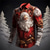 Χαμηλού Κόστους ανδρικά χριστουγεννιάτικα πουκάμισα-Άγιος Βασίλης Χριστουγεννιάτικο δέντρο Καθημερινό Ανδρικά Πουκάμισο Χριστούγεννα Καθημερινά Ρούχα Εξόδου Φθινόπωρο &amp; Χειμώνας Απορρίπτω Μακρυμάνικο Γκρίζο+Βυσσινί, Κίτρινο, Ρουμπίνι Τ, M, L