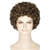 cheap Historical Wigs-Women Short Curly Wig Strawberry Blonde Brown Cosplay Party Wig Halloween Wigs