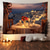 cheap Wedding-Wedding Decorations Backdrop Photograph Wall Hanging Large Tapestry Art Mural Decor Blanket Curtain Home Bedroom Living Room Decoration Santorini Proposal