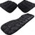 cheap Car Seat Covers-3PCs Winter Car Seat Cushion Thickened Warm Short Plush Rear Seat Cushion Seat Cover Four Seasons Seat Cushion