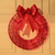 cheap Decorative Lights-20inch Christmas Wreath with Light Iron Luminous Bow Garland LED Light-up Warm White Light Scene Decoration 30/40/50cm AA Battery Powered