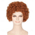 cheap Historical Wigs-Women Short Curly Wig Strawberry Blonde Brown Cosplay Party Wig Halloween Wigs