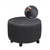 cheap Ottoman Cover-Round Velvet Ottoman Cover Folding Storage Stool Furniture Protector Soft Slipcover with Elastic Bottom Ottoman Cover