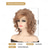 cheap Synthetic Trendy Wigs-14 inch Short Curly Wavy Bob Wigs for Women Ombre Blonde Wavy Wigs with Side Bangs Synthetic Hair Wig