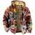 cheap Ugly Christmas Sweater &amp; T-Shirts-Christmas Cosplay Outerwear Zip-Up Hoodie Anime Graphic Outerwear For Men&#039;s Women&#039;s Unisex Adults&#039; 3D Print 100% Polyester Party Festival