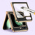 cheap Samsung Cases-Phone Case For Samsung Galaxy Z Flip 5 Back Cover Shockproof Genuine Leather