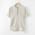 cheap Men&#039;s Linen Shirts-100% Linen Men&#039;s Shirt Linen Shirt White Blue Beige Short Sleeve Plain Crew Neck Summer Outdoor Daily Clothing Apparel