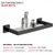 cheap Shower Caddy-Shower Caddy Bathroom Shelf Adorable Creative Contemporary Modern Stainless Steel Tempered Glass Metal 1PC - Bathroom Wall Mounted
