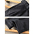 Недорогие льняные брюки-100% лен Муж. Льняные брюки Штаны Повседневные брюки Кулиска Эластичная талия Прямая нога Полотняное плетение Комфорт Дышащий Повседневные Праздники Мода Классический Черный Военно-зеленный