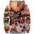 cheap Ugly Christmas Sweater &amp; T-Shirts-Christmas Cosplay Outerwear Zip-Up Hoodie Anime Graphic Outerwear For Men&#039;s Women&#039;s Unisex Adults&#039; 3D Print 100% Polyester Party Festival