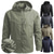 cheap Softshell, Fleece &amp; Hiking Jackets-Men&#039;s Hiking Jacket Hiking Windbreaker Outdoor Windbreaker Black Blue khaki Army Green Grey