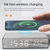 cheap Wireless Chargers-Wireless Charger Time Alarm Clock LED Digital Thermometer Earphone Phone Chargers Fast Charging Dock Station For IPhone 15 14 13 12 Samsung