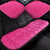 cheap Car Seat Covers-3PCs Winter Car Seat Cushion Thickened Warm Short Plush Rear Seat Cushion Seat Cover Four Seasons Seat Cushion