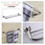 baratos Conjunto de acessórios de casa de banho-conjunto de acessórios de banheiro barra de toalha suporte de papel higiênico novo design adorável criativo contemporâneo tradicional aço inoxidável metal de baixo carbono 1 unidade - banheiro único