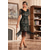 economico Abiti degli anni '20-set con vestito stile flapper fascia con piume guanti lunghi da opera collana orecchini bocchino bocchino da donna anni '20 ruggenti anni '20 ragazza flapper abiti da cocktail in maschera costume del