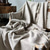 baratos lar-Cobertor de linho com franja para sofá/cama/sofá/presente, linho natural lavado cor sólida macio respirável aconchegante fazenda boho decoração de casa