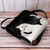 cheap Graphic Print Bags-Yin Yang Cat Design Crossbody Bag - Artistic Black and White Cat Print Shoulder Bag for Women, Perfect for Casual and Everyday Use