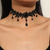 cheap Gothic-Necklace Lace Choker Necklace Punk &amp; Gothic Lace Alloy For Disco Cosplay Carnival Women&#039;s Costume Jewelry Fashion Jewelry