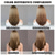 cheap Synthetic Trendy Wigs-Synthetic Brown Ombre Blonde Wigs With Bangs Natural Soft Straight Layered Hair Wig For Women Daily Party High Density Heat Resistant