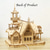 cheap Jigsaw Puzzles-3D Wooden Puzzle Villa House Royal Castle with Light Assembly Toy Kid Adult DIY Model Kits Desk Decoration for Gift