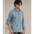 tanie lniane koszule męskie-Męskie Koszula lniana koszula Wzory graficzne Kotwica Kołnierz Czarny Niebieski Khaki Szary Na zewnątrz Ulica Długi rękaw Nadruk Odzież Pościel bawełniana 55% Len Moda Moda miejska Designerskie